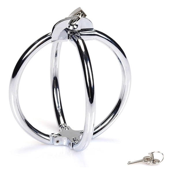 Liebe Seele Cross wrist cuffs with padlock