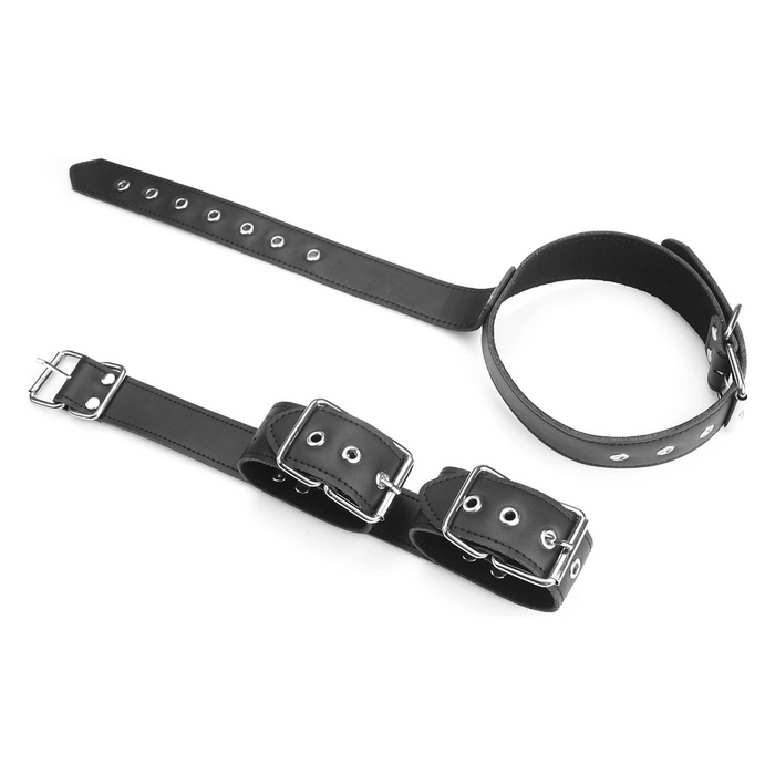 Liebe Seele Noir Sovereign wrist-to-collar back restraint