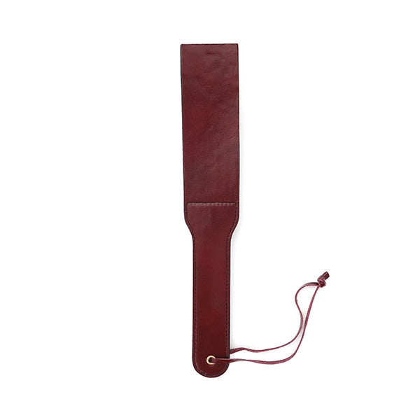 Liebe Seele Wine Red Split Tawse spanking paddle