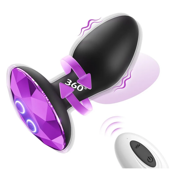 Sinsins Vibrating & Rotating butt plug