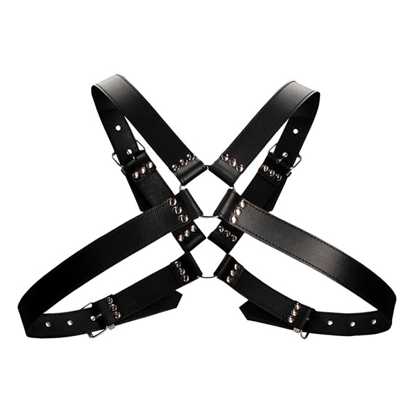 Ouch! Men's Large Buckle chest harness