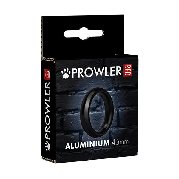 Prowler RED Aluminium black cock ring