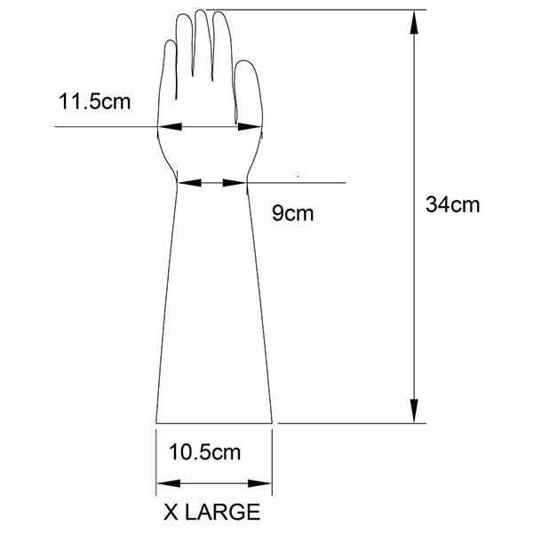 Prowler RED Latex gloves