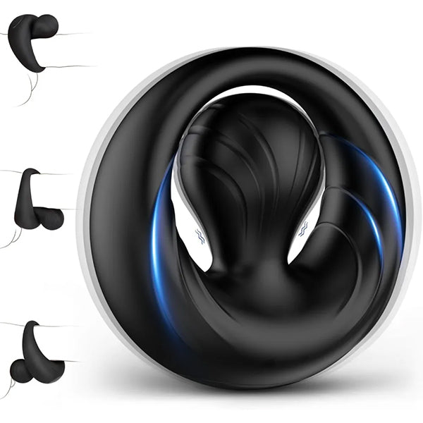 Cock ring with vibrating ball