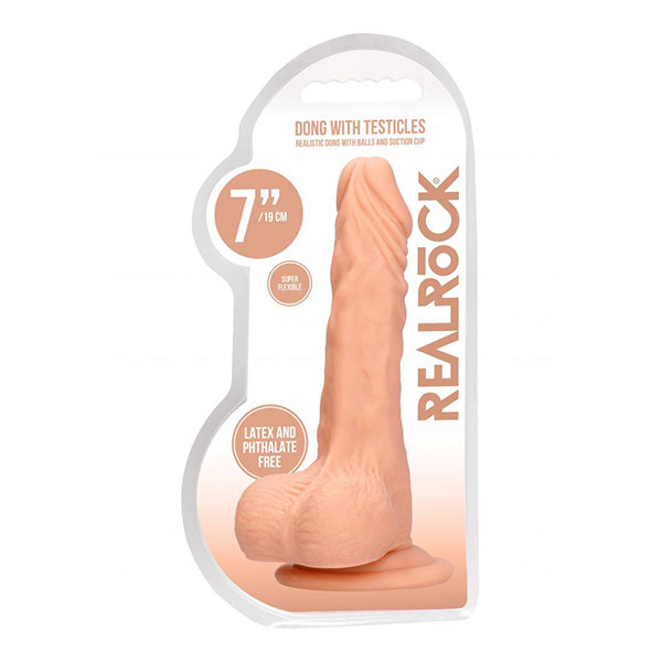 RealRock 7" dildo with balls