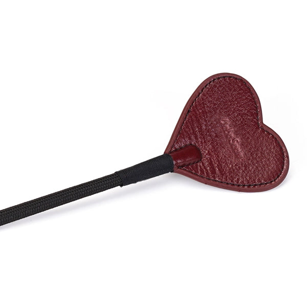 Liebe Seele Wine Red heart tipped riding crop