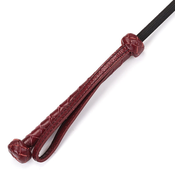 Liebe Seele Wine Red heart tipped riding crop