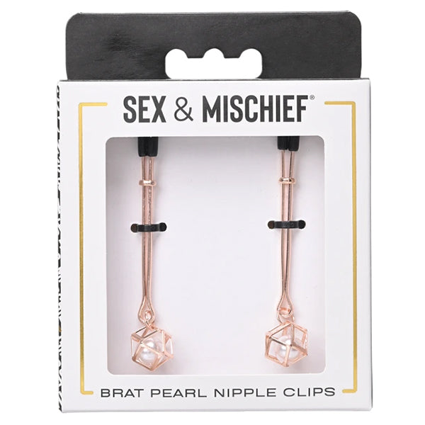 Sex & Mischief Brat Pearl nipple clamps