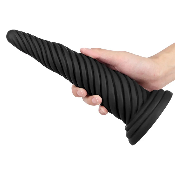 Sinsins Black Spiral 7.88" dildo