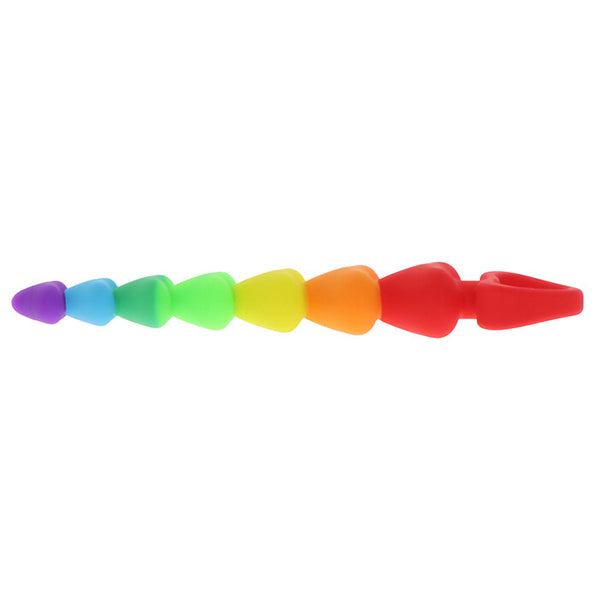 ToyJoy Rainbow Heart anal beads