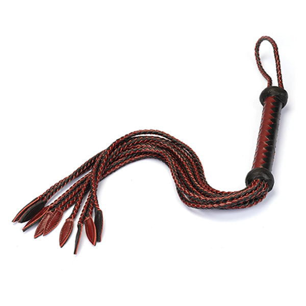 Liebe Seele Wine Red & Black cat o' nine tails
