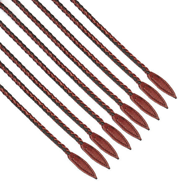 Liebe Seele Wine Red & Black cat o' nine tails