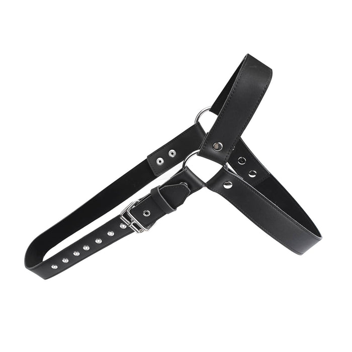 Noir Sovereign Leather Harness for Men