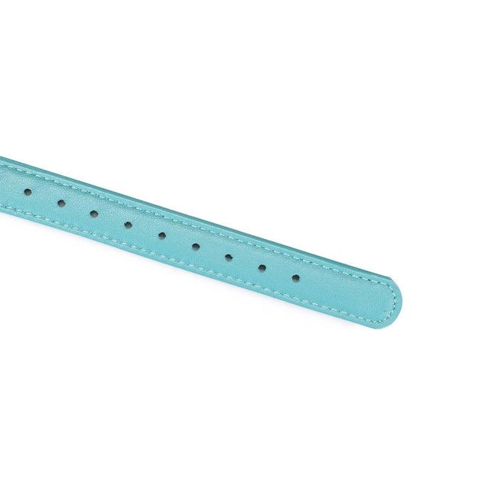 Blue Lamb leather Ball Gag