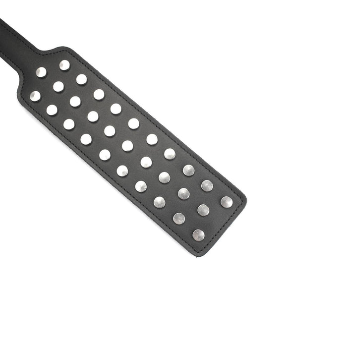 Liebe Seele Noir Sovereign Leather Studded Paddle