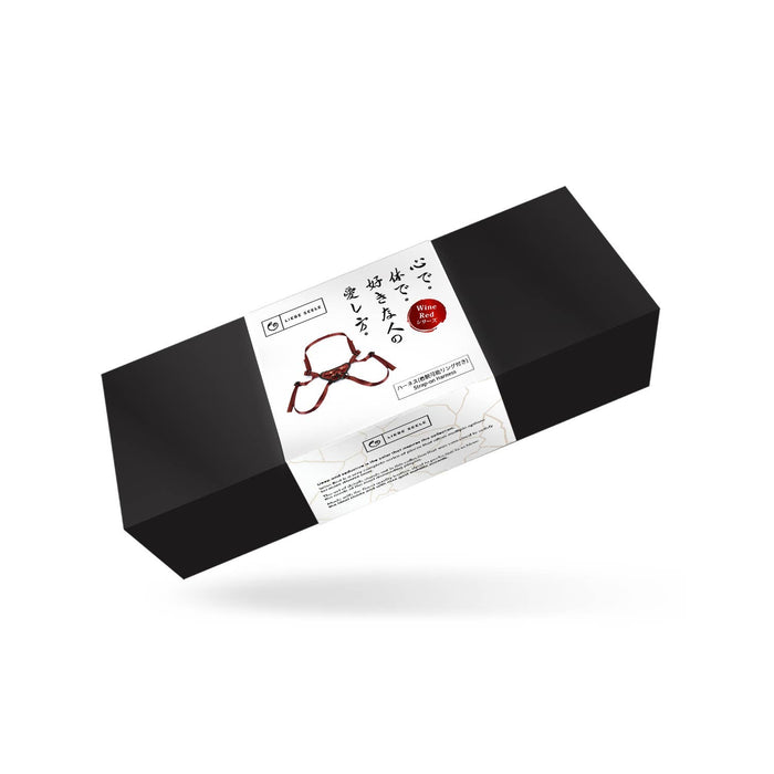 Liebe Seele Wine Red Leather Universal Strap-on harness