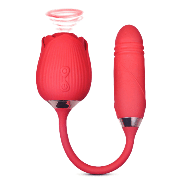Sinsins silk Lick clitoral stimulator with thrusting vibrator