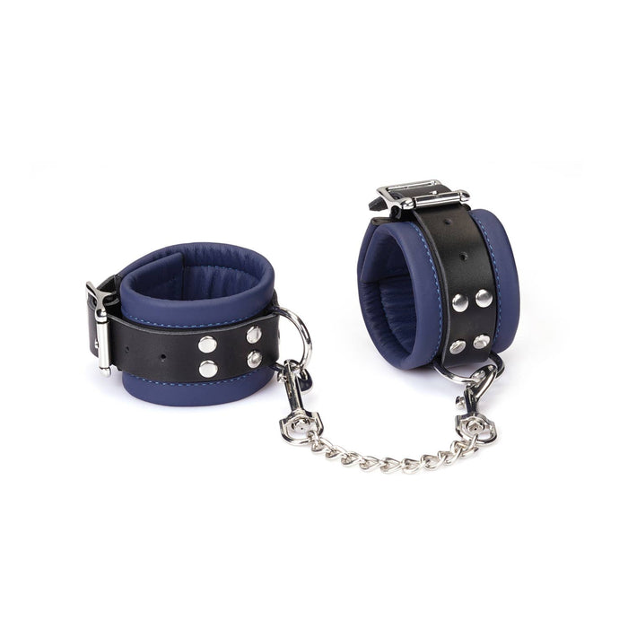 Cerulean Dominion：Blue Leather Handcuffs