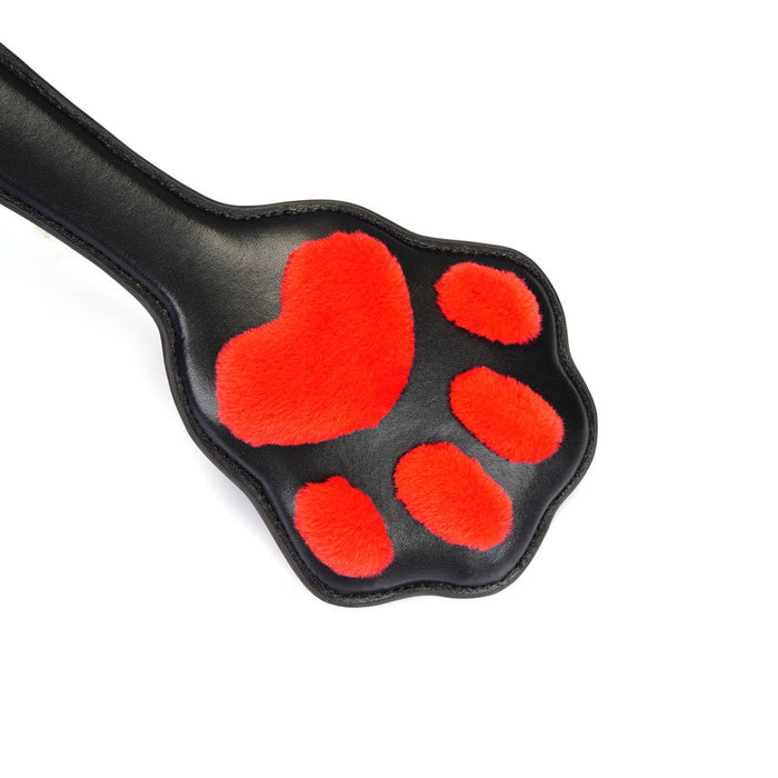 Liebe Seele The Sensory Cushion Paddle - Plush Paw & Crimson Heart