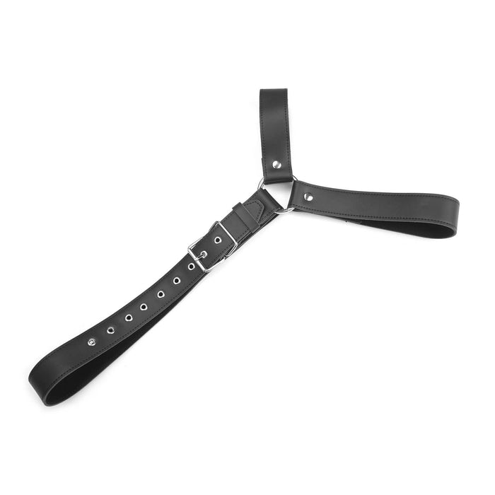Noir Sovereign Leather Harness for Men