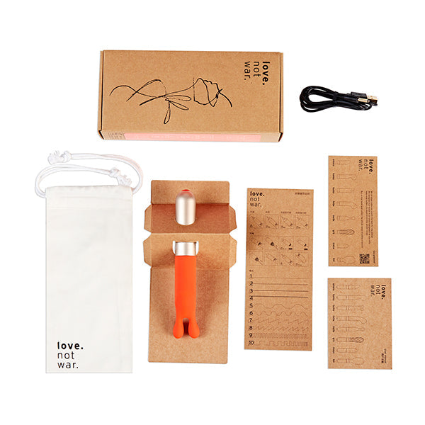 love. not war. LASKA rabbit vibrator