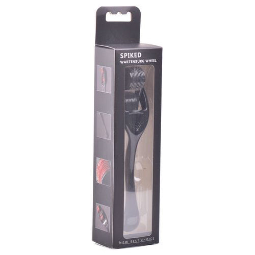 Spiked Double Head, 9 row Wartenberg pinwheel.