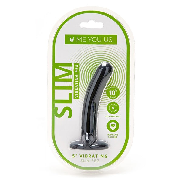 Me You Us Vibrating Slim 5" beginners' peg