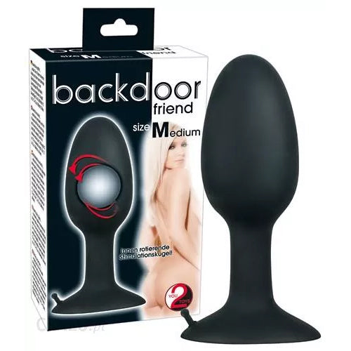 Backdoor Friend Butt Plug With Internal Bead