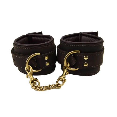 BOUND  nubuck leather wrist restraints