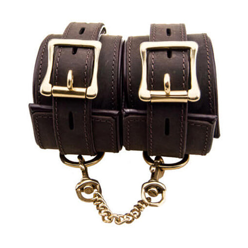 BOUND  nubuck leather wrist restraints