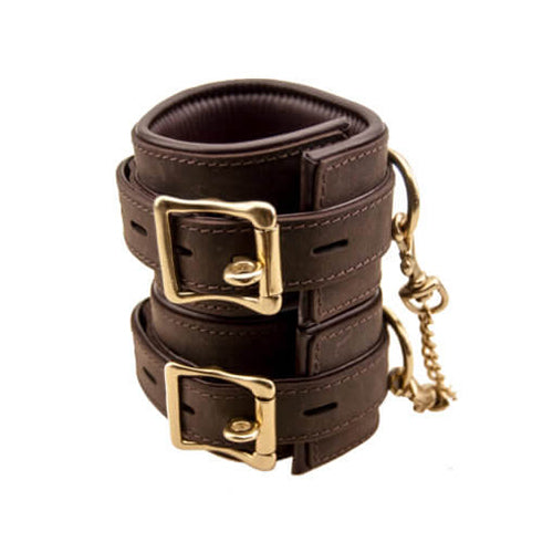 BOUND  nubuck leather wrist restraints