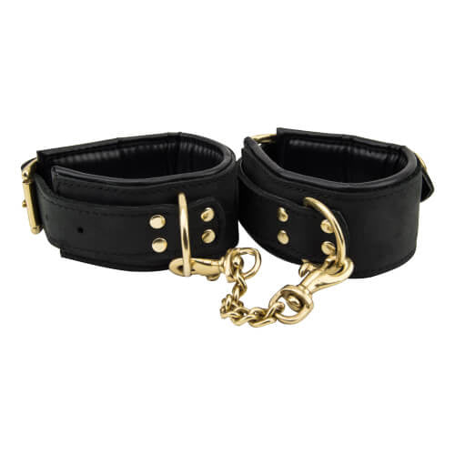 Bound Noir slim wrist cuffs
