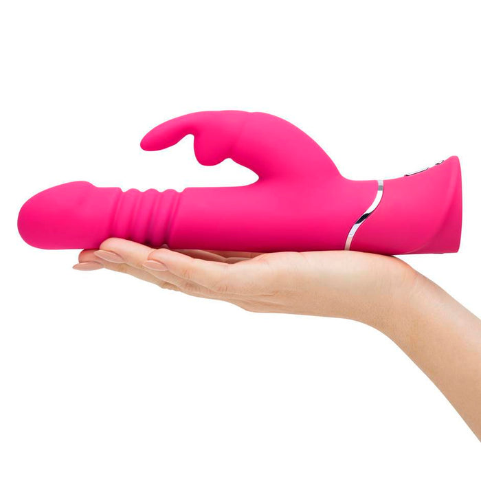 Happy Rabbit Thrusting Realistic Rechargeable Vibrator