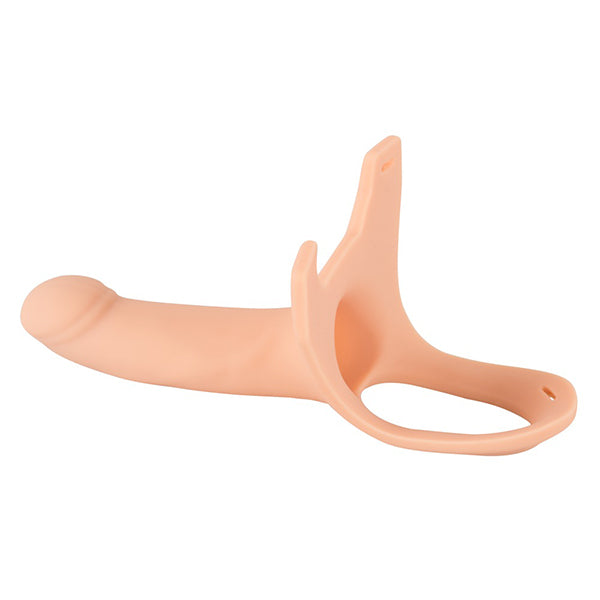 Hollow realistic strap-on dildo (medium)