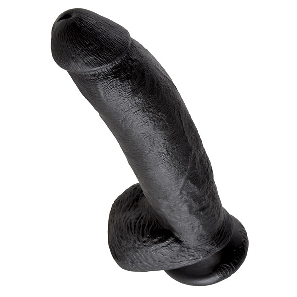 King Cock 9" Suction Base Dildo with Balls