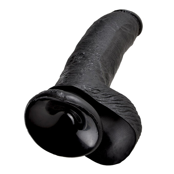 King Cock 9" Suction Base Dildo with Balls