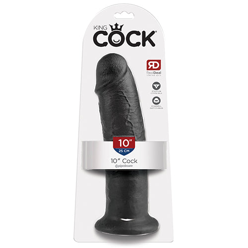 King Cock 10" Suction Base Dildo