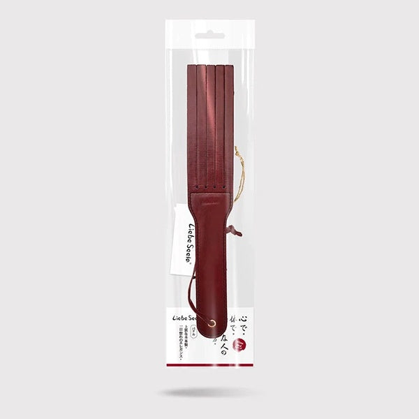 Liebe Seele Wine Red Split Tawse spanking paddle