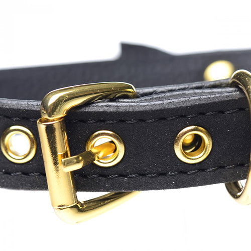 Master Series Golden Kitty collar with cat bell