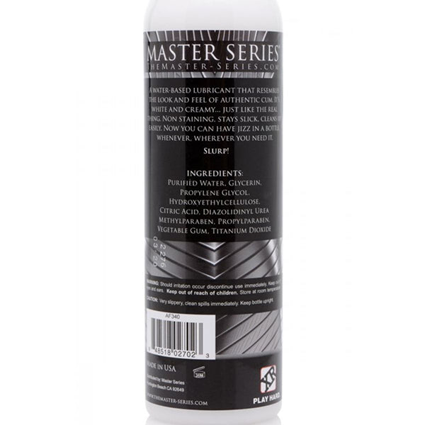 Master Series Jizz water based lubricant