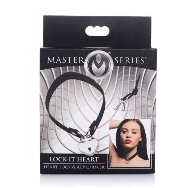 Master Series Lock-It heart choker