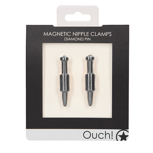 Ouch! Diamond Pin magnetic nipple clamps