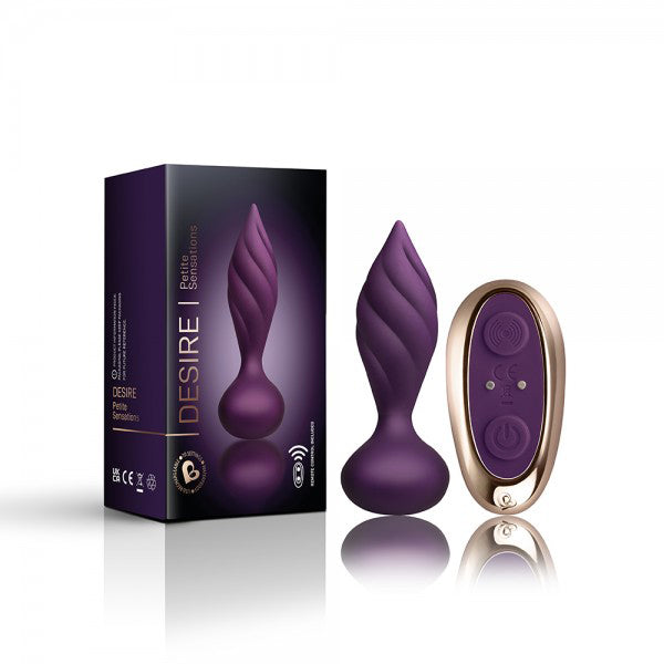 Rocks-Off Petite Sensations Desire butt plug with remote control