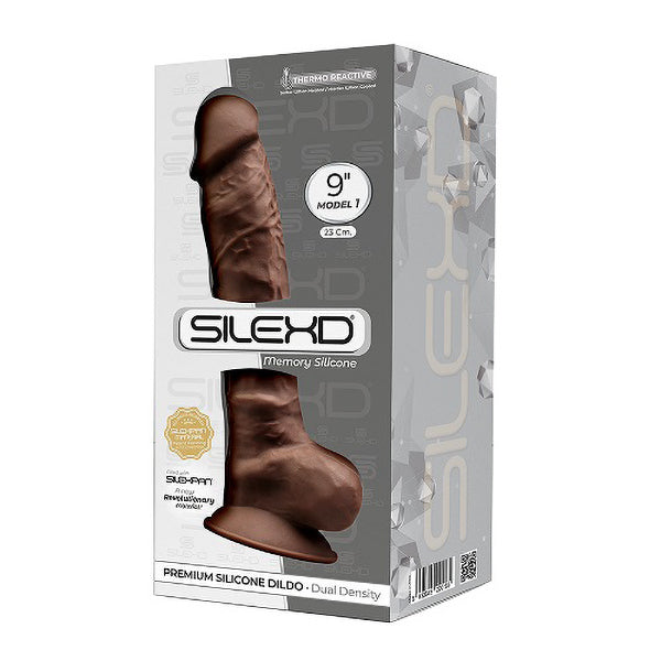 SilexD 9" dildo with balls