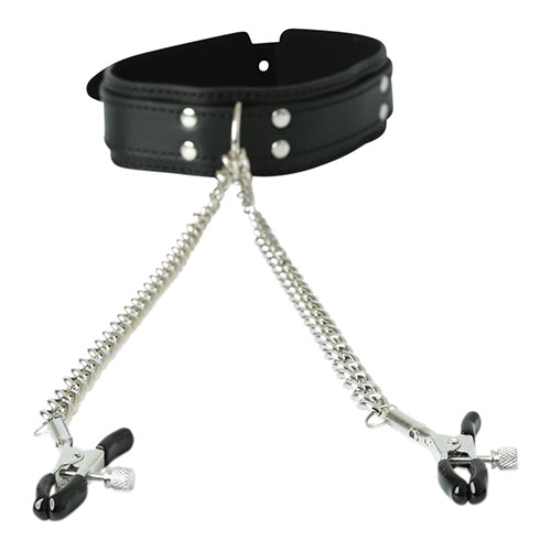 Sportsheets collar with nipple clamps