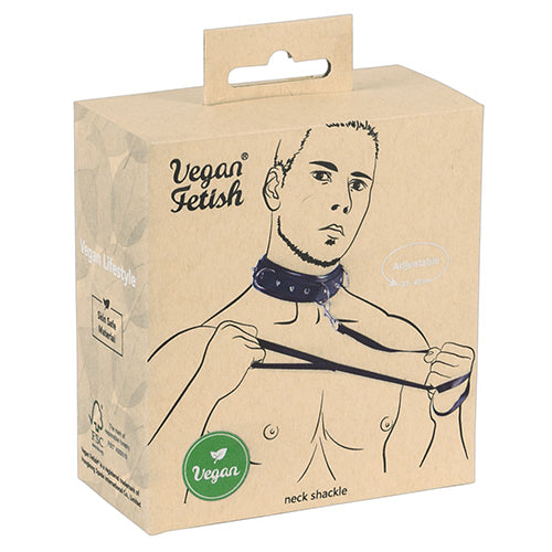 Vegan Fetish studded collar and leash