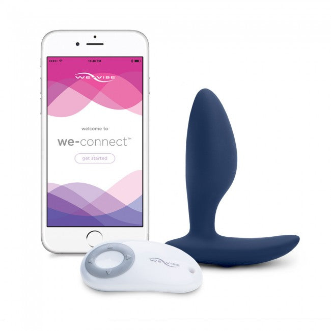 We Vibe Ditto Remote & App Control USB Rechargeable Vibrating Butt Plug Navy